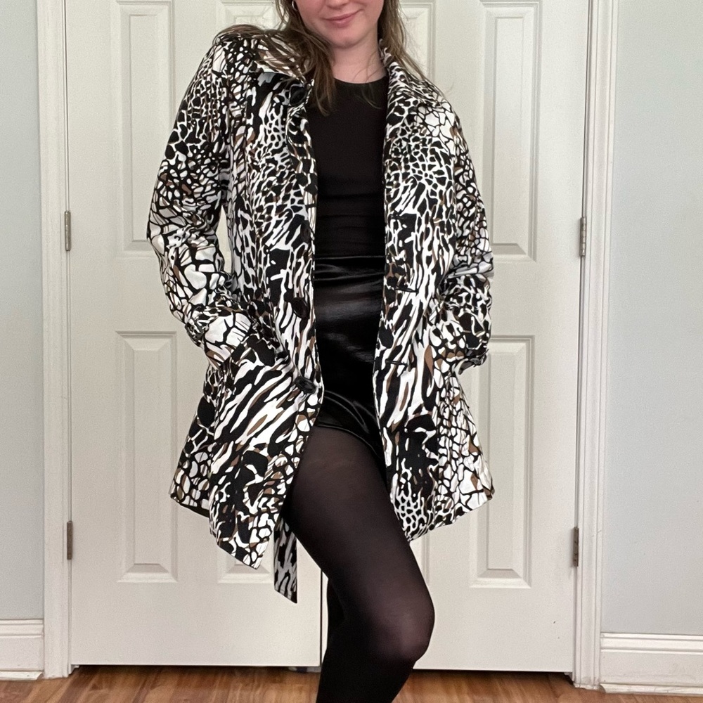 Appraisal | Animal Print Trench Coat